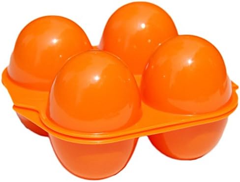 Nasis Portable Egg Holder Egg Carton Egg Box Egg Clip for Camping Picnic Outdoor Activities (4 eggs) (4 eggs)