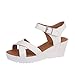 Produktbild Plateauschuhe Damen UFODB Frauen High Heels Riemchen Metallschnalle Outdoor Sommersandalen Sandals Plateau Vorne Strandschuhe Abendschuhe Damensandaletten