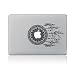 Produktbild Morbuy Haut Aufkleber Macbook Abnehmbare Kunst Kreative Anti-Kratzer Beschichtung Haut Vinyl Schutzaufkleber (15 inch, Federn C)