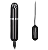Minx Eclipse Wired Bullet Vibrator, One Size, Black