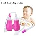 Yakamoz 3 in 1 Baby Nasal Aspirator with Medicine Dropper |BPA Free and FBA Approved Food Grade Silicone |for Infants and Toddlers Nose Cleaning