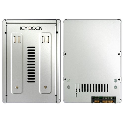 Icy Dock EZConvert Pro MB982SP-1S – 2,5 Zoll (6,4cm) zu 3,5 Zoll (8,9cm) SATA SSD/HDD Konverter – Vollmetall - 8