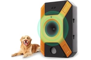 WUGEIN Antiladridos para Perros,Ahuyentador de Perros Ultrasonidos,3 Frecuencias Ajustables Ahuyentador de Perros Potente,33 Pies Ultrasónico Antiladridos Disuasivos Perros Perros Collar