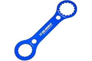 Amindz Llave de Pedalier de Bicicleta,Herramienta de Reparación de Pedalier de Aluminio,Herramienta de Llave de Eje BB,Llave de Pedalier para Pedalier Shimano Hollowtech II