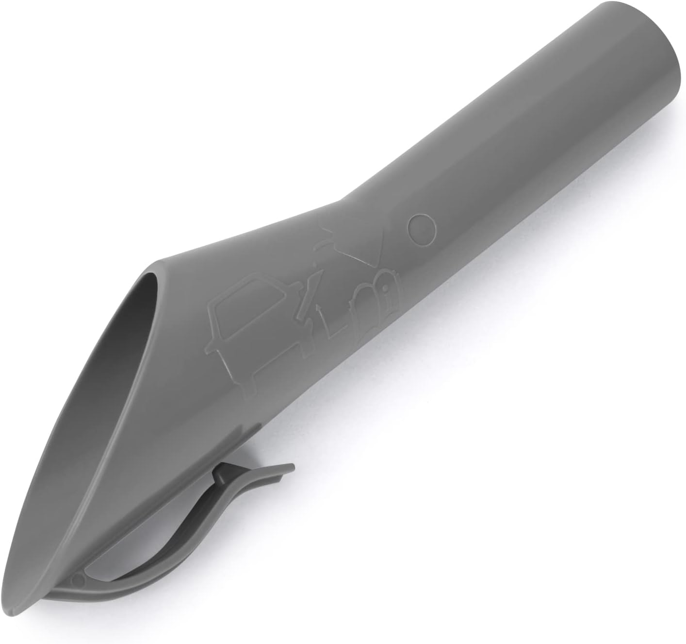 URAQT Emergency Diesel Fuel Filler - Capless Plastic Funnel for Ford, Grey, 1782177, 1833948