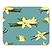 Produktbild Gaming Mauspad Aroma Vanilla Planifolia Flower on Indigo Teal Blue Background Vector 11.8"x 9.8" Decor Office Nonslip Rubber Backing Mousepad Mouse Mat