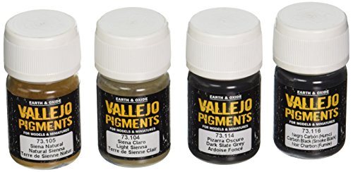 Vallejo 30 ml Stone and Cement Pigments Set