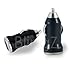 Produktbild Schwarz - KFZ USB Netzteil / Ladegerät USB Strom Adapter für Apple iPhone 5 / 5S / 5C / 4 / 4G / 3 / 3G , Handy , Navi , Navigationsgerät , MP3 Player , iPad , iPod , iPod mini , iPod shuffle , iPod classic , iPod nano