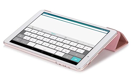 DBIT HuaWei MediaPad T2 10.0 Pro Hülle – Ultra Schlank und Leicht Tri-Fold PU Leder Schutzhülle Ständer Cover mit Standfunktion für Huawei MediaPad T2 10.0 Pro MediaPad M2 10.0,Rose Gold - 4