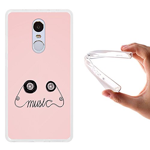 WoowCase Funda Xiaomi Redmi Note 4 Xiaomi Redmi Note 4 Funda Silicona Gel Flexible Cinta de Musica Carcasa Case TPU Silicona - Transparente reviews WoowCase Funda Xiaomi Redmi Note 4 Xiaomi Redmi Note 4 Funda Silicona Gel Flexible Cinta de Musica Carcasa Case TPU Silicona - Transparente