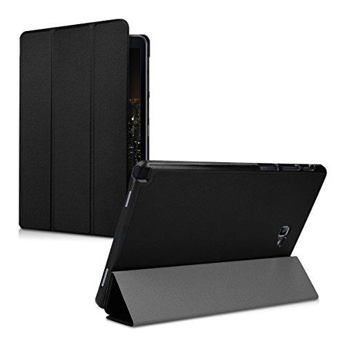 kwmobile Hülle für Samsung Galaxy Tab A 10.1 P580 / P585 (S-Pen) – Smart Cover Case Tablet Schutzhülle Kunstleder – Ultra Slim Tabletcase Schwarz - 5