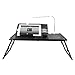 Produktbild granvela ld992 tragbar faltbar Multifunktionale Laptop-Tisch stehen, mit interner Ventilator, LED Licht, 10000 mAh Power Bank –-Schwarz