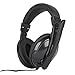 Produktbild TGSKGZKJDBMD Headsets Stereo Kopfhörer Modische Kopfhörer mit Mikrofon und Dual 3,5 mm Klinken für Laptop-PC, Schwarz Kleinkasten