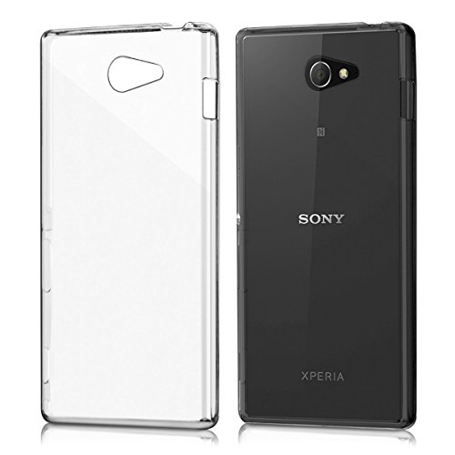 Funda Carcasa Gel Transparente para SONY XPERIA M2 Ultra Fina 0 33mm  Silicona TPU de Alta Resistencia y Flexibilidad  Electr  nica Rey  