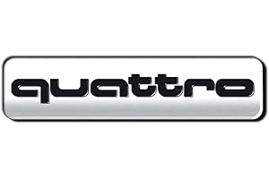 Avisa Aluminum Emblem/Logo - QUATTRO - 7x1,7cm