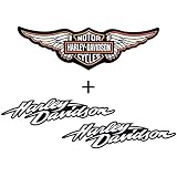 Stickers Rétro Réfléchissants Pour Casque Harley Davidson - Logo Blanc, Visibilité Nocturne Assurée - 9