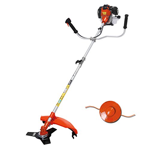 Motorsense Benzin BRAST 3.0 PS 2 in 1 Gerät Freischneider Rasentrimmer Rasenmäher 52cm³ TÜV geprüft - 2
