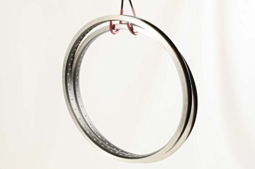 PAIR (2) 72 SPOKE 20" BMX or FOLDING BIKE ALLOY WHEEL RIMS (406 x 25) MATT BLACK NEW GOOD FOR SOAP BOX