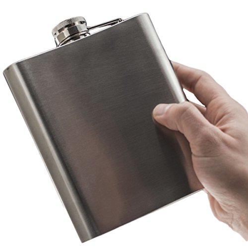 Riesiger XXL Flachmann aus Edelstahl ca. 0,533 L (0.53 L) - 3