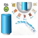 APLICACIONES: El kit de bolsas Sous Vide puede usarse para la conservación y almacenamiento de alimentos cocinados, alimentos frescos, cereales, frijoles, etc. También se puede usar para guardar ropa interior, calcetines y otras prendas pequeñas. Fácil de transportar, menos espacio para viajes, vacío en cualquier momento y en cualquier lugar, no hay que preocuparse por la escasez de energía