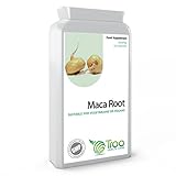 Maca Root 2500mg 120 Capsules - High Strength Vegan Friendly Maca Supplement To Support Healthy Sexual Function & Fertility - UK Manufactured To GMP and ISO 9001 Quality Assurance