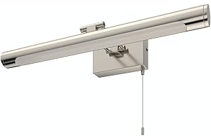 VICTORIAPLUM.COM Forum LED Over Mirror Brushed Silver Bathroom Light