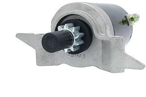 Simon Automobiltechnik 12V Motorstarter, gegen den Uhrzeigersinn, 2 Befestigungslöcher, 10 Zähne, für Tecumseh 691 Motoren (OV691EA, OV691EP, TVT691, VTX691), Vergleichsnummer: Tecumseh 37284