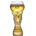 Produktbild MarioRZ WM 2018 Bierkrug, Live It Up, Champion Trophäe Bierflasche Cup, Fußball Fan Party Geschenkbox, groß wie ein Bier Geschenk, Fans Souvenir (450 ml)
