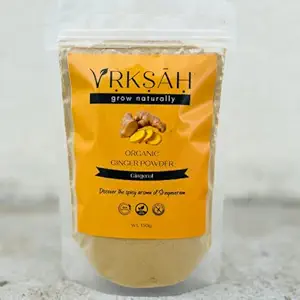VRKSAHs 100% Organically Grown Ginger- Powder (Dry)
