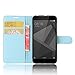 Produktbild SMTR Xiaomi Redmi 4x (5") Wallet Tasche Hülle - Ledertasche im Bookstyle in Blau - [Ultra Slim][Card Slot][Handyhülle] Flip Wallet Case Etui für Xiaomi Redmi 4x