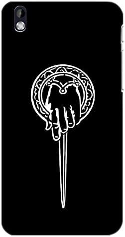 HTC 816 Back Cover - Hand of King - for GOT Fans - Designer Printed Hard Shell Case