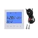 Produktbild Qisuw WiFi Touch Screen Thermostat – Fernbedienung Elektrische Fußbodenheizung 12/16 A, AC 220V, weiß