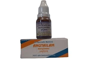 KOTTAKAL Arya Vaidya Sala, Kottakkal Anu Tailam, 10 ml, Ayurvedic Nasya,