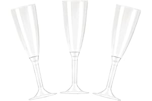 POLOPLAST PZ 50 CALICE FLUTE TRASPARENTE CHAMPAGNE BICCHIERI PROSECCO TRASPARENTI HAPPY HOUR APERITIVO APERICENA