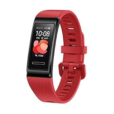 HUAWEI Band 4 Pro- Bracelet d'activité avec Cinnabar Red Strap