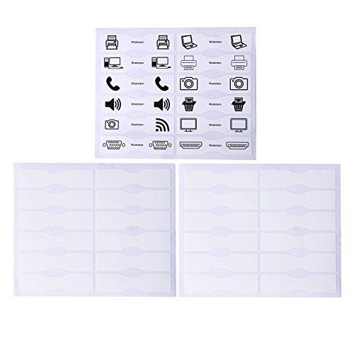 Wisdompro - Bridas de velcro con etiquetas reutilizables 20 unidades 17 8 cm varios colores reviews Wisdompro - Bridas de velcro con etiquetas reutilizables 20 unidades 17 8 cm varios colores