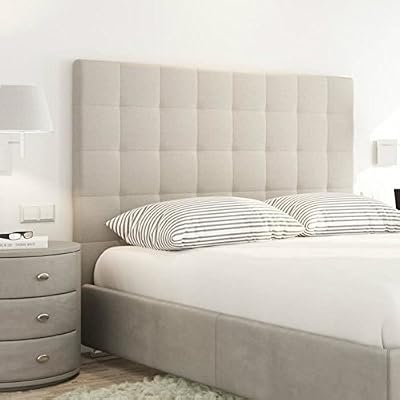 Générique Sogno tete de lit tissu capitonnée 180 cm - beige