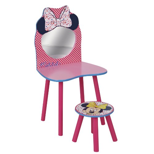 Disney Minnie Mouse Dressing Table and Stool by HelloHome