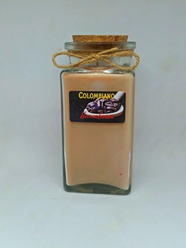 Handmade, Coffee Scented Candle, Soy wax, Eco friendly, Gift for coffee lover, Large vintage jar candle, by Heaven Senses 10 oz