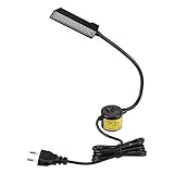 ✪ AJUSTABLE: esta lámpara LED con tubo largo y flexible que se puede usar para transformar fácilmente la posición de iluminación.