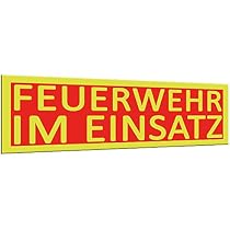 Produktbild von PantherPixel Magnetschild Für Feuerwehr & Einsatz – Magnetfolie, Dt. Fertigung, Geschenkidee