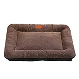 GJ@ Tapis De Chien | Amovible Complète Et Épaississement Lavable Résistant À Mordre Chenil | Tapis De Couchage Chaud | dans Un Grand Matelas De Chenil | Chien Canapé, Lit Animaux, Lits De Chat