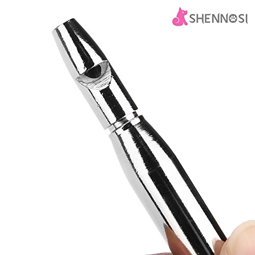SHENNOSI-Dog-whistle-to-stop-barking-with-whistle-lanyard-clicker-silent-repeller-training-silver-whistle-for-Pets-Cat-Pigeon-Eagle