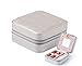 Produktbild SALLYSKY Schmuckschatulle Weibliche Tragbare Prinzessin Ohrringe Kleine Einfache Ohrringe Ohrringe Ring Hand Schmuck Aufbewahrungsbox 10 * 10 * 5 cm, B