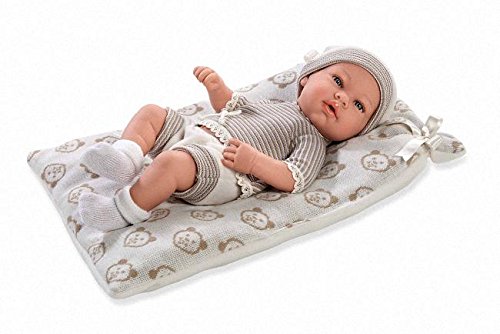 Real Baby Doll - 42 cm - Cojín - Presentado en caja - Arias - ik