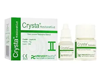 Prevest Denpro Crysta II Glass Ionomer Restorative Cement -GIC Pow+Liq dental floss dental pulse