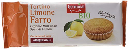 Germinal Bio Tortino Limone Farro - 3 pezzi da 180 g [540 g]