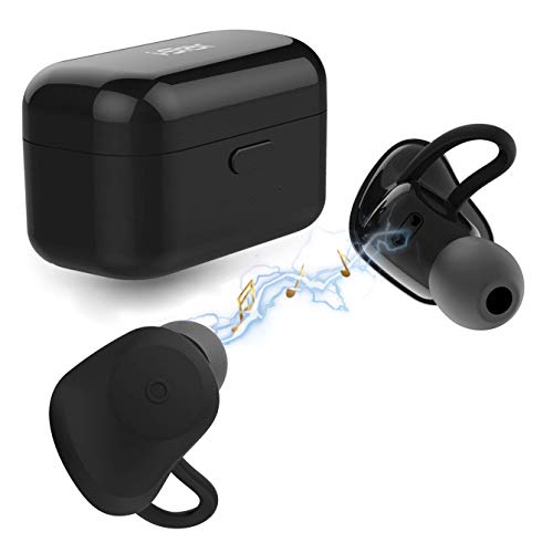 iStar PI00719/14 Auriculares Inalámbricos Bluetooth 5.0 con Micrófono, Negro
