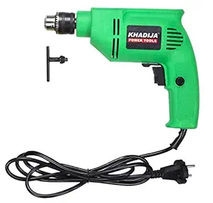 KHADIJA HI-MAX 400W Reverse Forward Rotation Drill Machine with Speed Regulator (Multicolour)