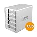 Produktbild ORICO 9558ru3 5 BAY 8,9 cm SATA HDD Aluminium Gehäuse mit RAID Funktion unterstützen (8 TB * 5 = 40TB Cpacity bei Maximaler Silber Farbe (nicht enthalten Festplatte)